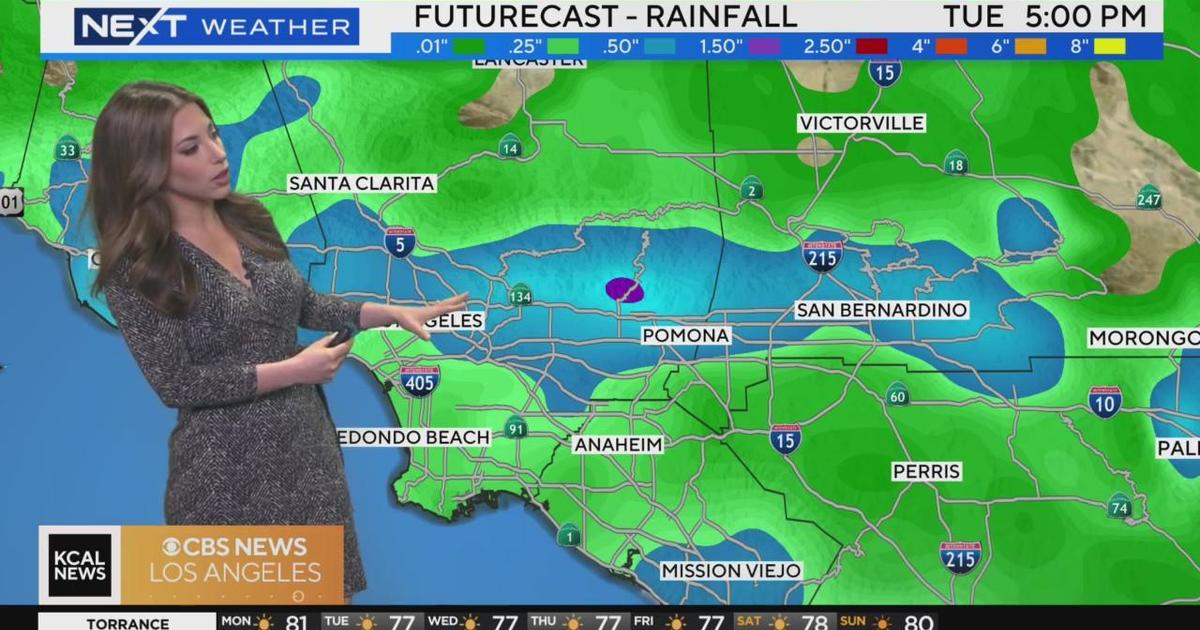 Tracking Hilary Rain fall totals break records in Burbank and LA