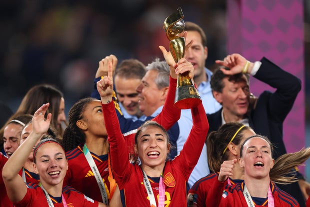 Olga Carmona scored Spain's historic winning goal at the Women's World Cup — and then found out her father had died