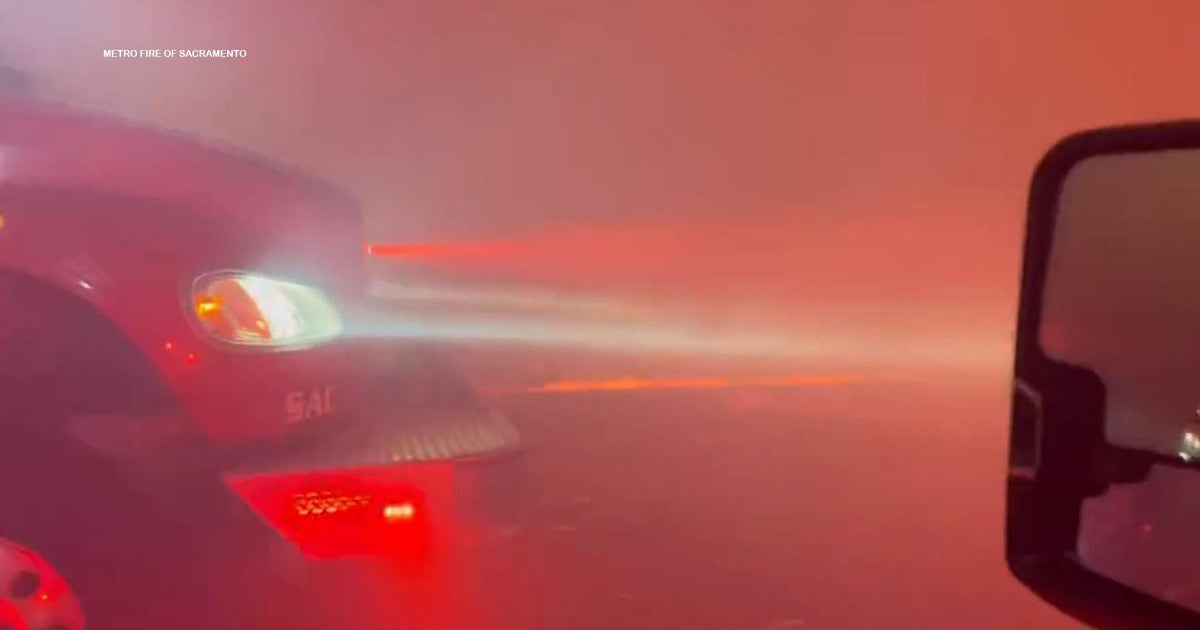 Wind-driven fire threatened homes near Sloughhouse