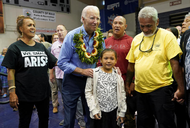 U.S. President Joe Biden and first lady Jill Biden visit Maui 