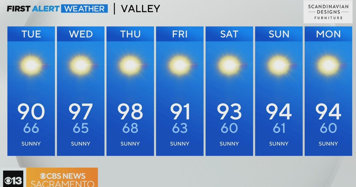Tuesday morning weather forecast - Aug. 22, 2023