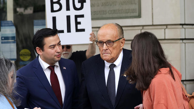 Rudy Giuliani Attends Court Hearing In Poll Worker Defamation Case 