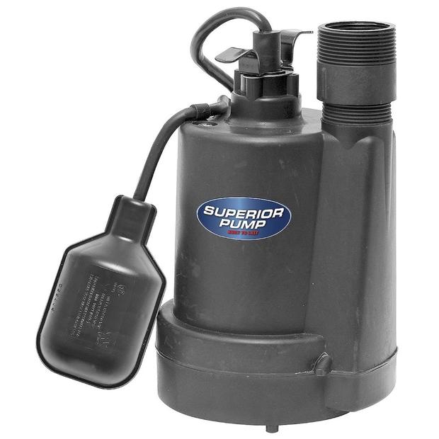 Superior Pump Thermoplastic Submersible Sump Pump 