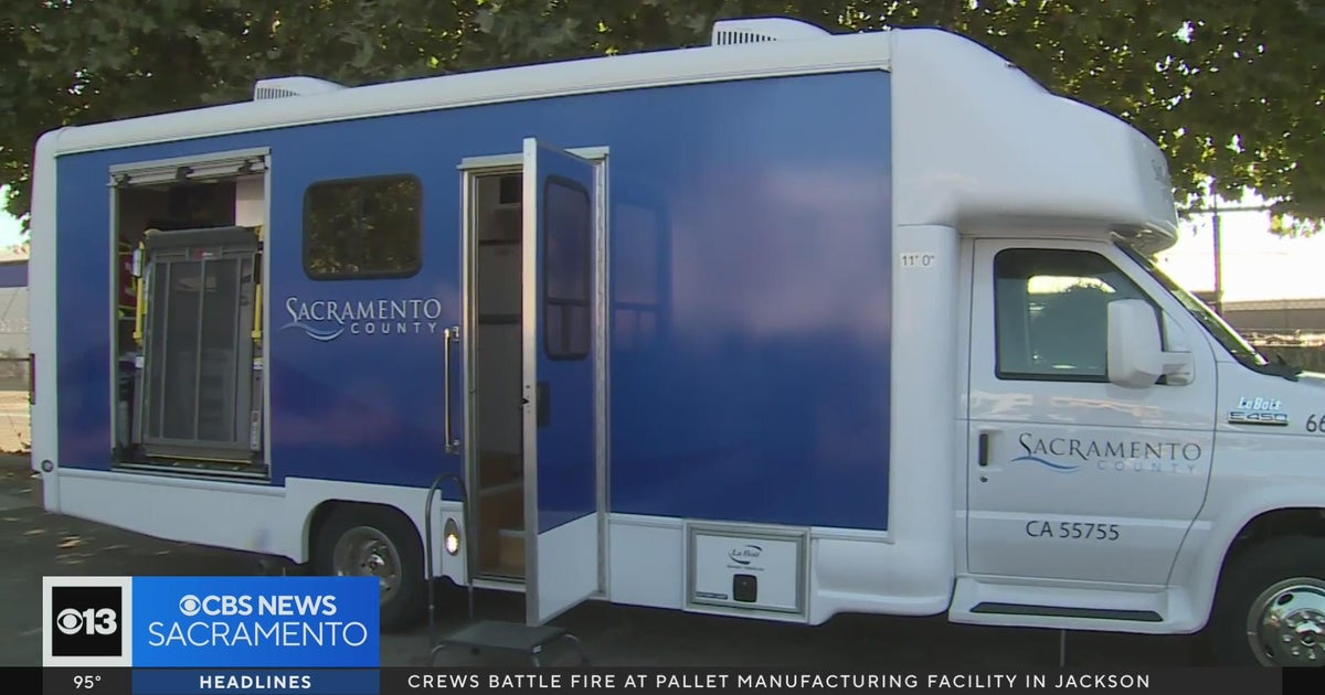 Sacramento County showcases mobile medicine van