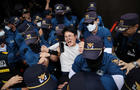 South Korea police detain university students seeking to enter Japan embassy 