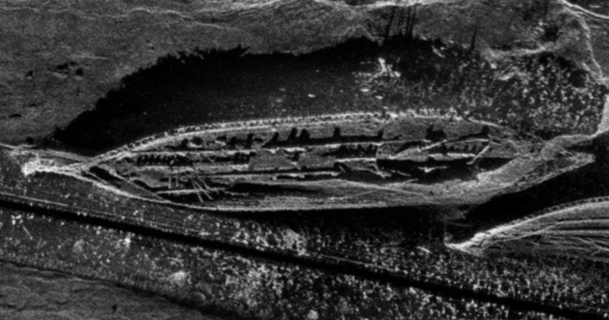 „Скрито корабокрушение“ от Първата световна война беше разкрито на дъното на река Тексас сред горещо и сухо време