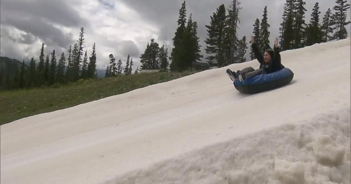 Tubing hill at Keystone is still open in August! CBS Colorado