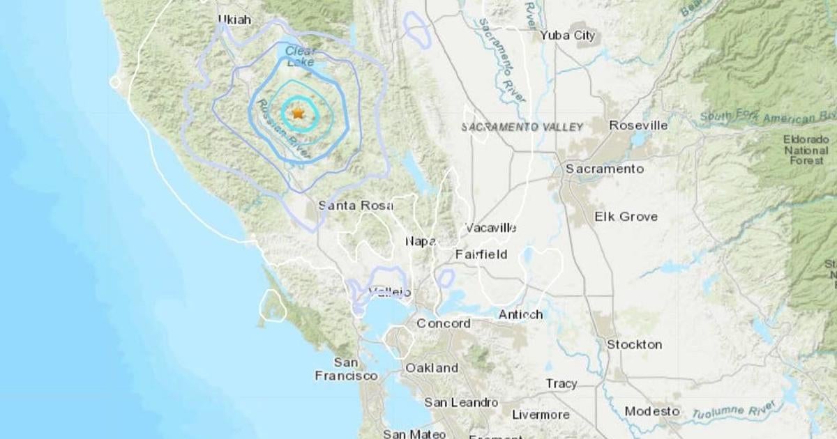 3.9 magnitude earthquake strikes Sonoma County near The Geysers - CBS ...