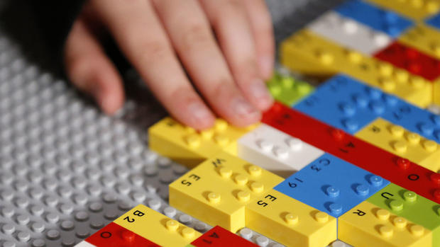 Blind And Vision Impaired Children Play With LEGO Braille Bricks For The First Time 