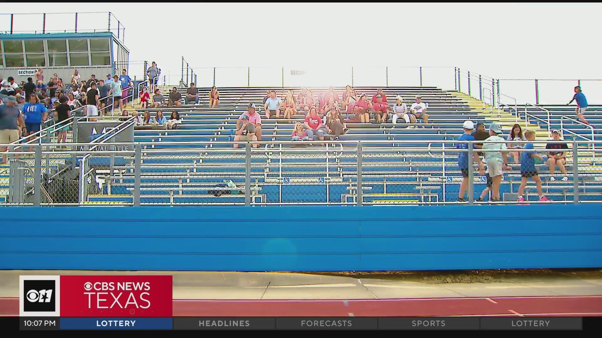 The extreme heat is impacting Friday night football - CBS Texas