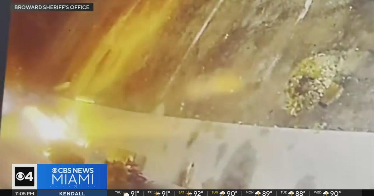 Watch: Broward church arson caught on camera