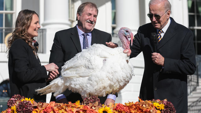 President Biden Pardons Thanksgiving Turkeys 