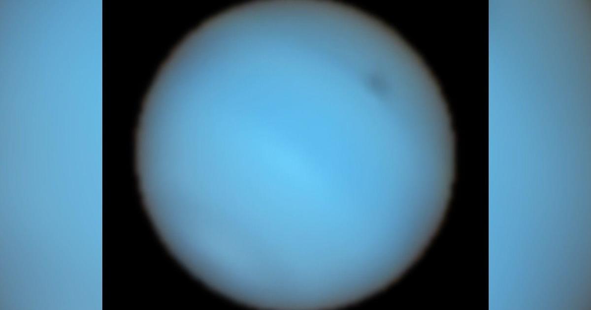 Mysterious dark spot detected on Neptune