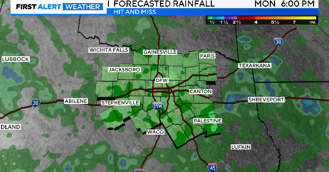 Sunday cold front brings chance for showers - CBS Texas