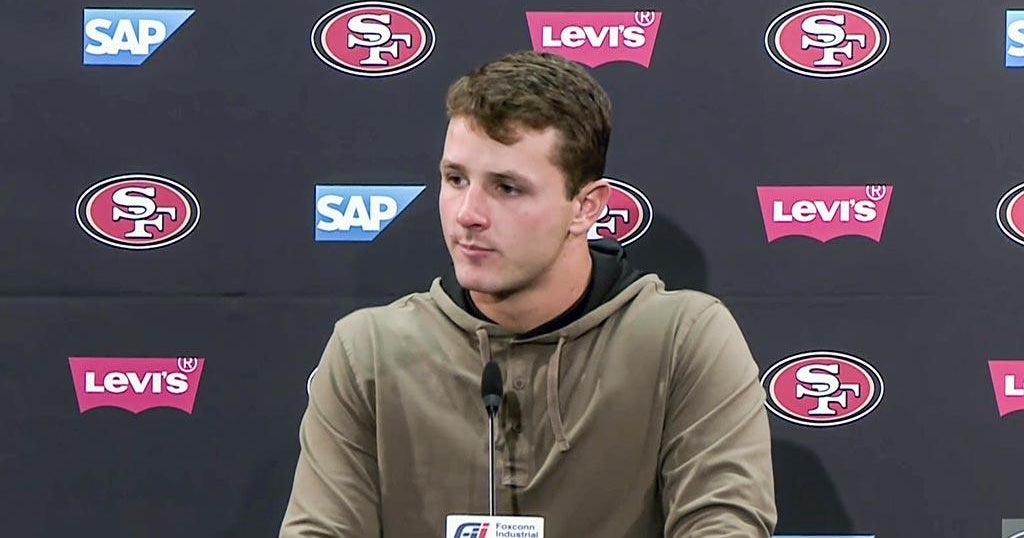 49ers Postgame Brock Purdy CBS San Francisco