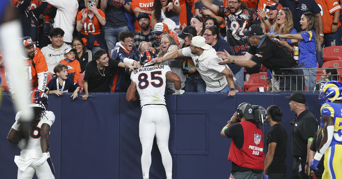 The Broncos' stadium commemoration of their Super Bowl wins will