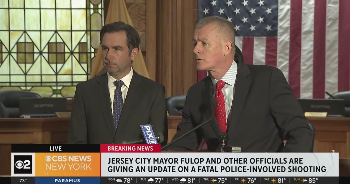 Jersey City officials provide update on police-involved shooting - CBS ...