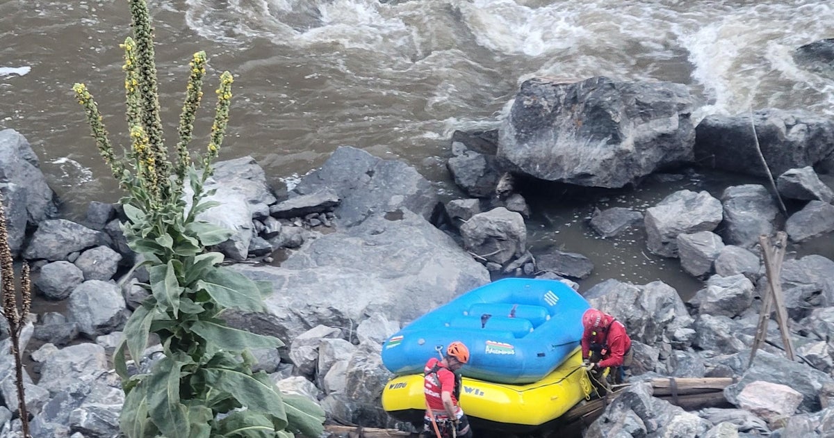 1 dead in rafting accident in Colorado River at Pyrite Rapids - CBS ...