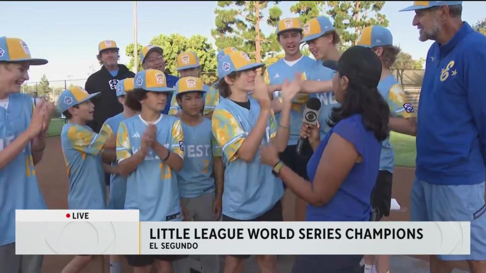 Go Gundo!” El Segundo Little League teammates celebrate being champions