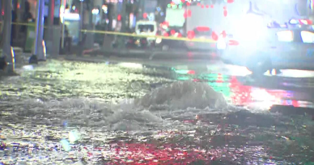 New York's Times Square flooded as 127-year-old water main bursts