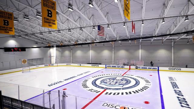 Warrior Ice Arena before the NWHL Isobel Cup Semifinal in 2021 