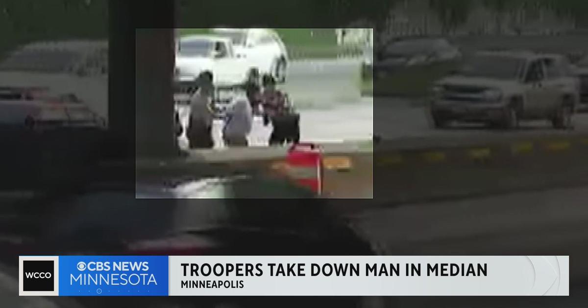 WATCH: Man appears to grab at state trooper’s gun during struggle on I-94 in Minneapolis