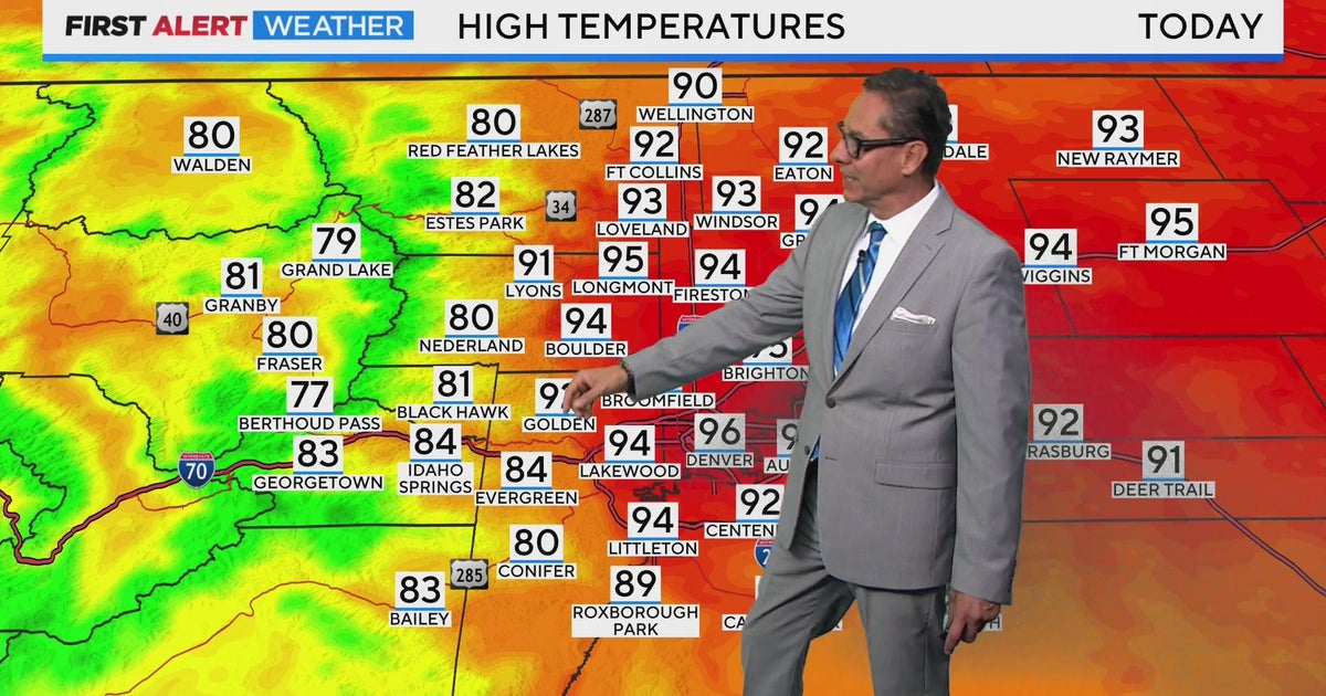 The Summer Heat Returns with late August warming trend - CBS Colorado