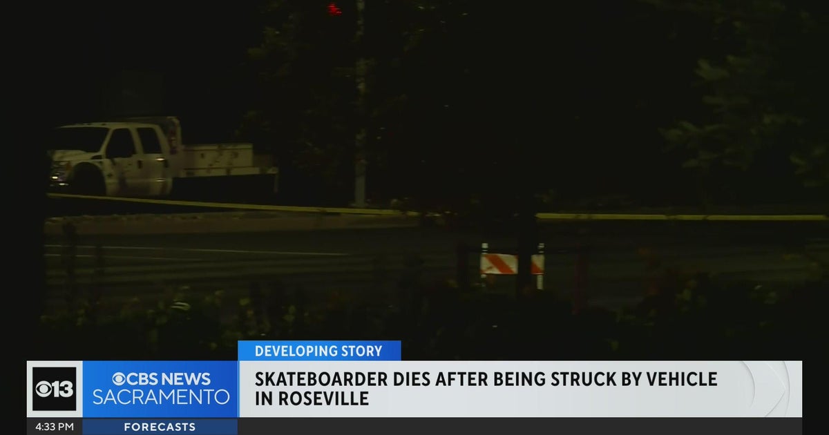 Skateboarder hit by vehicle in Roseville has died