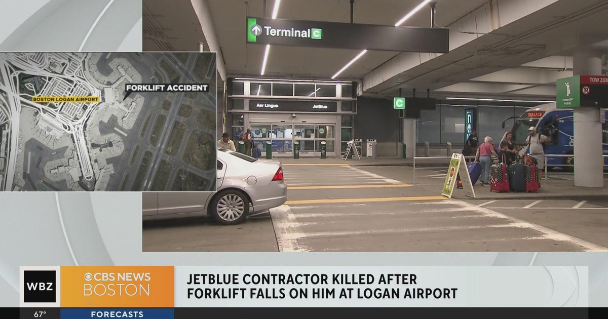 Forklift operator killed in tragic accident at Logan Airport CBS Boston