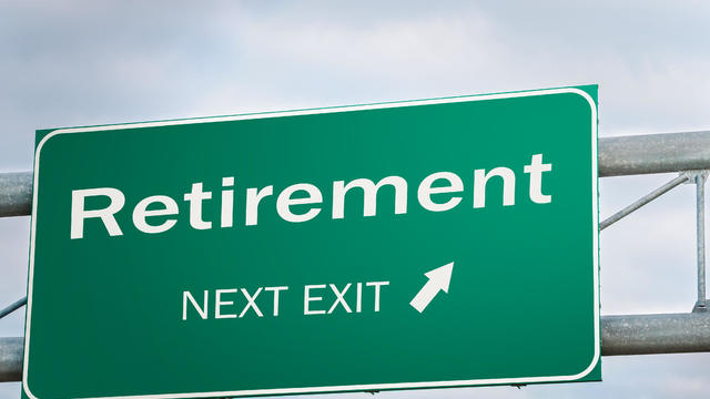 Conceptual Sign about Retirement 