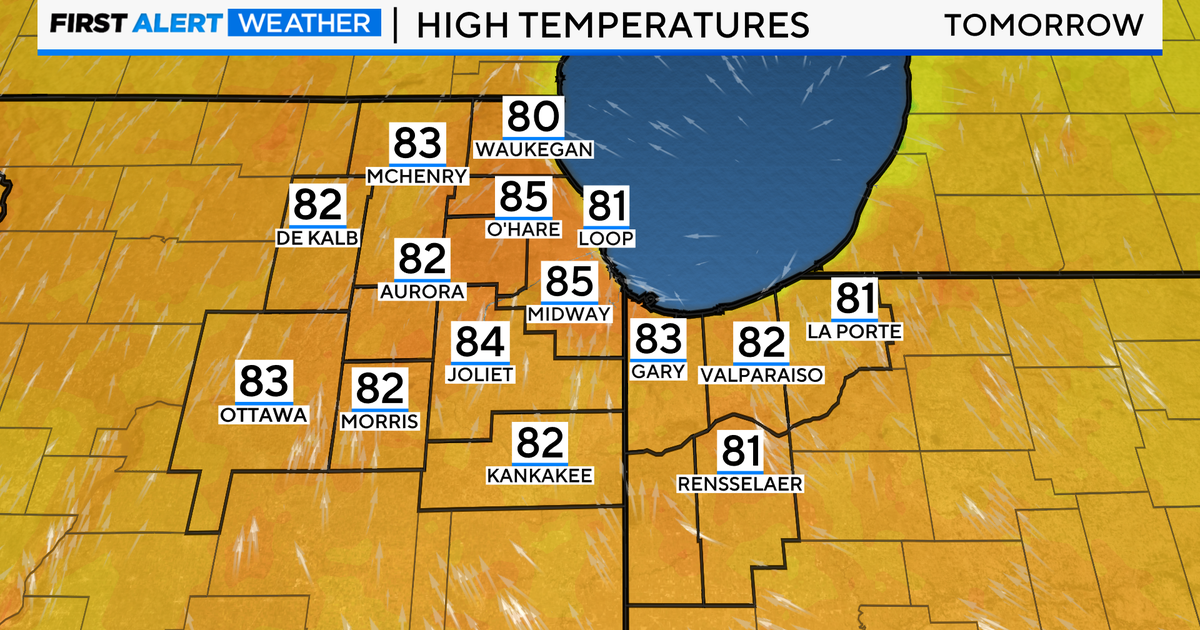 Chicago First Alert Weather: Temps start to warm into holiday - CBS Chicago