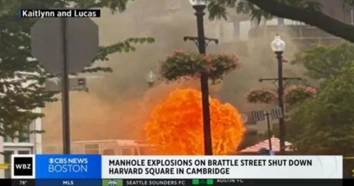 Manhole explosions shut down Harvard Square