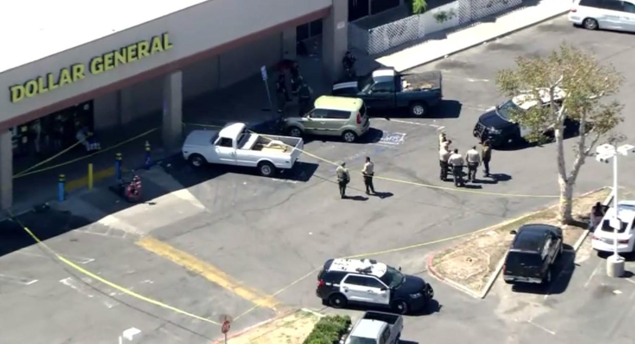 Fight at Palmdale Dollar General store leads to shooting - CBS Los Angeles