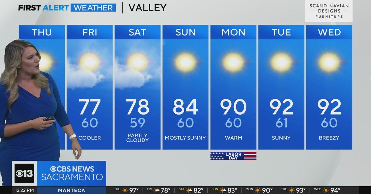Thursday afternoon forecast - 8/31/23