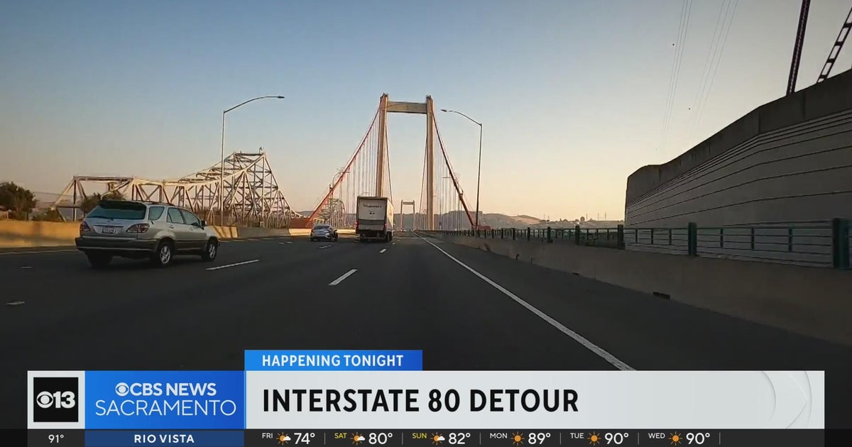 Westbound I-80 work between Vallejo, Hercules scheduled to start Friday