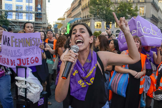 Spanish officials to hold crisis meeting as 40th gender-based murder comes amid backlash over sexism