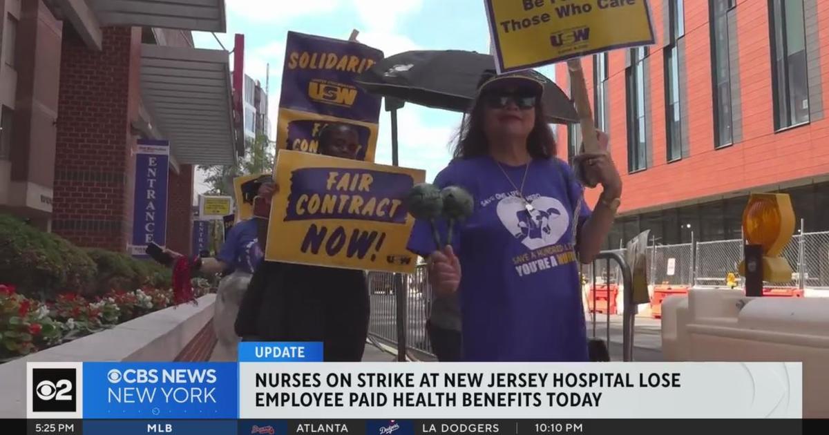 Nurses On Strike At NJ Hospital Lose Employee-paid Health Benefits ...