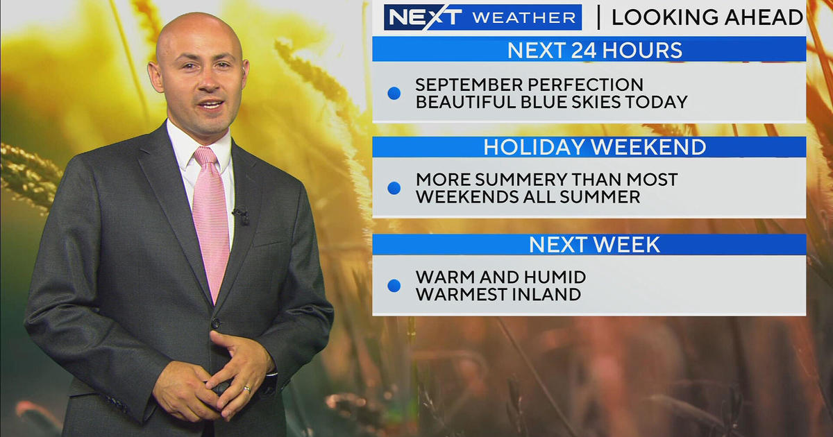Next Weather: WBZ morning forecast for September 1, 2023