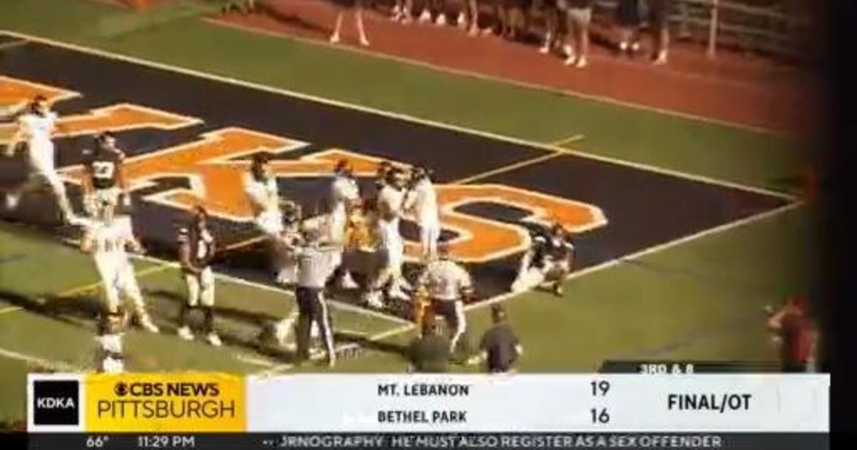 High School Football: Mt. Lebanon Vs. Bethel Park