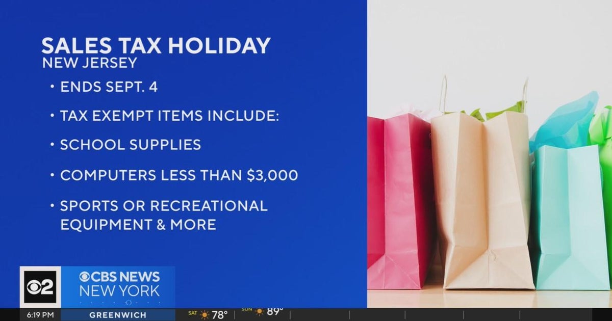 New Jersey&rsquo;s sales tax holiday on school supplies ends this 