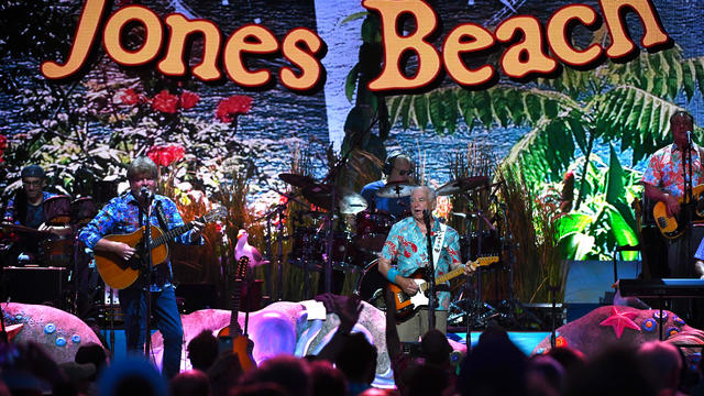 Jimmy Buffet and his Coral Reefer Band performs at Northwell Health at Jones Beach Theatre on the evening of August 10, 2021, in Wantagh, New York. 