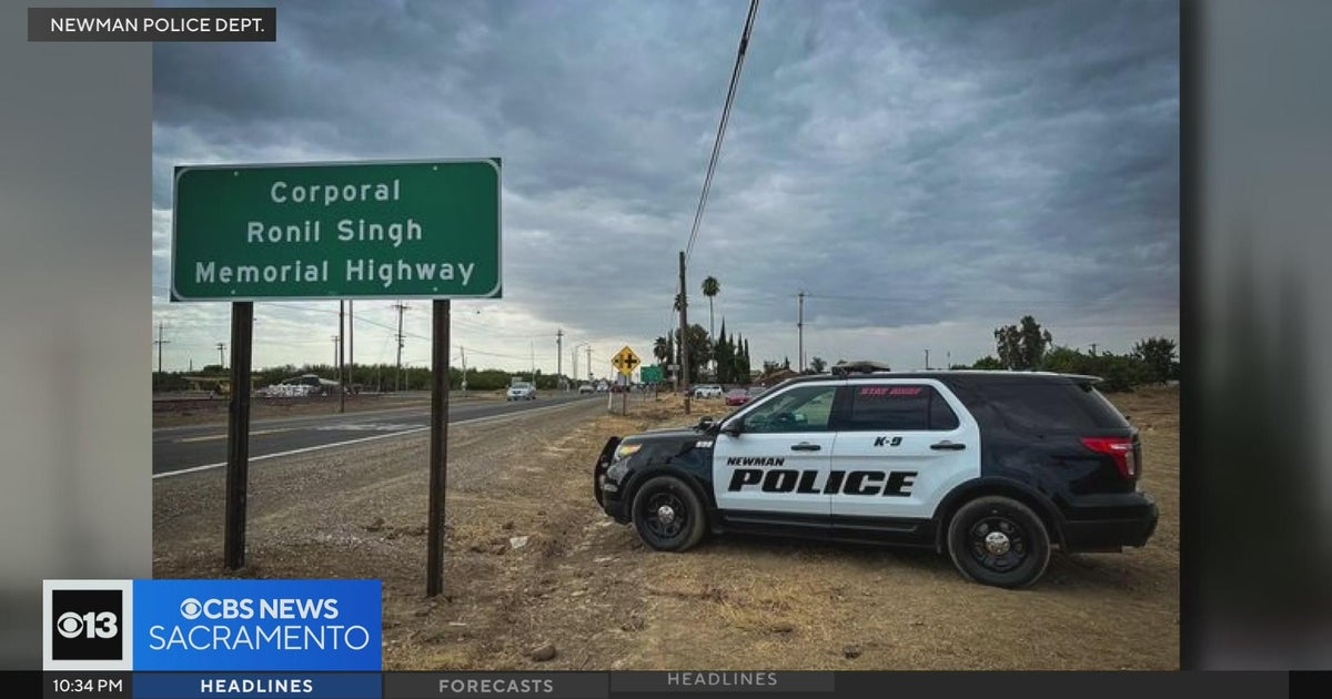 Section of highway in Stanislaus County named for slain Newman police Corporal Ronil Singh