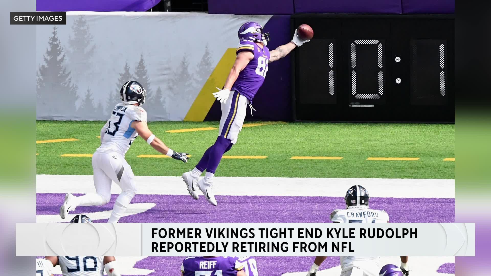 Thank You Minnesota': Vikings Release Kyle Rudolph - CBS Minnesota