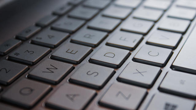 Close-up of computer keyboard 