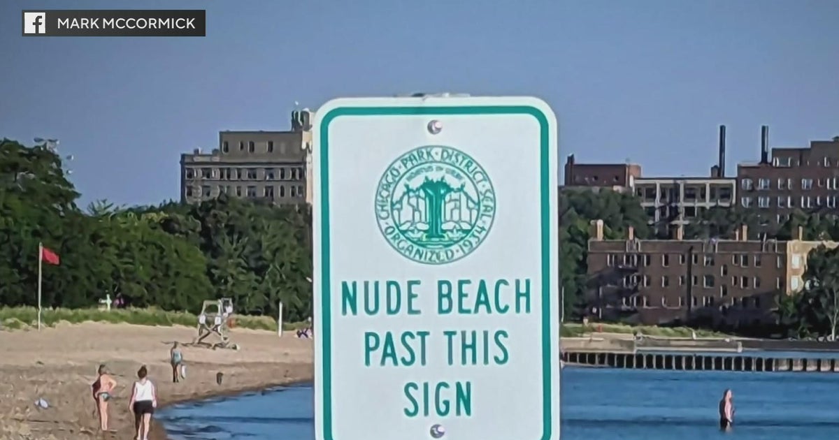 'Nude beach' sign at Loyola Beach in Rogers Park is a prank - CBS Chicago