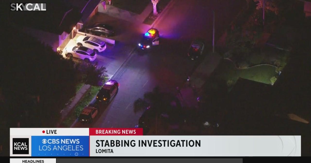 Police investigating stabbing in Lomita - CBS Los Angeles