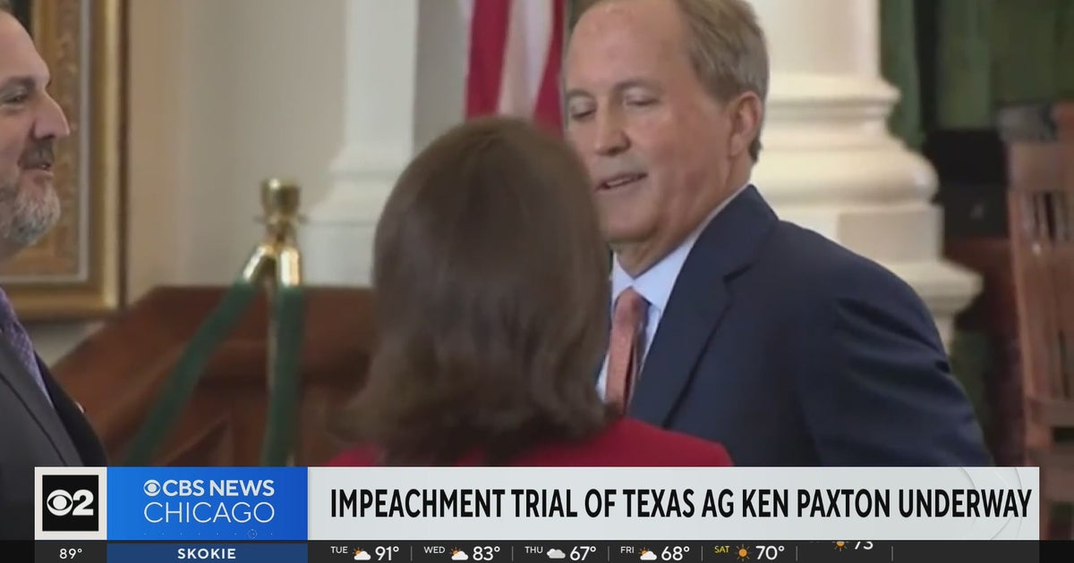 Impeachment trial of Texas Attorney General Ken Paxton underway - CBS ...