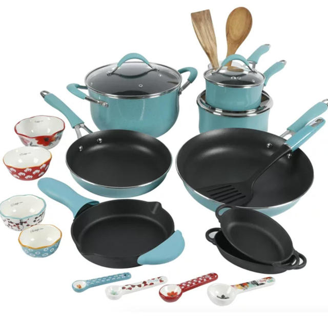 Pioneer Woman 10-Piece Non-Stick Cookware Set Possibly $25 (Reg. $89)