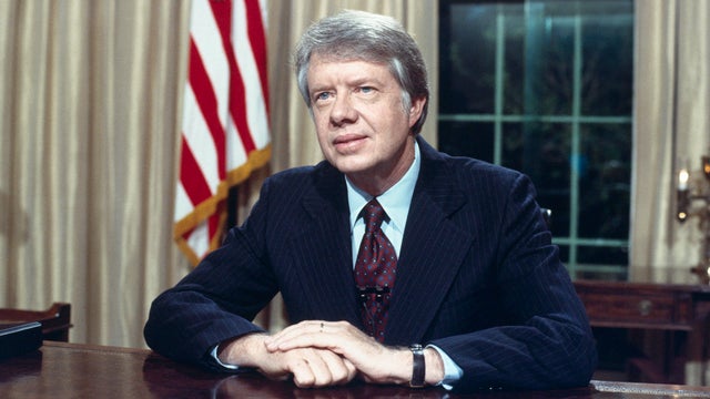 Jimmy Carter at His Desk 