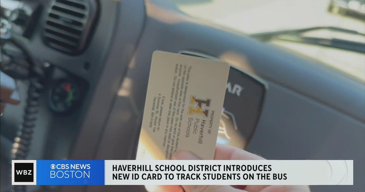 Haverhill introduces new ID card to track students on buses CBS Boston